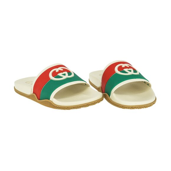 Gucci Shoes - Gucci Women's Interlocking G Slide Sandals